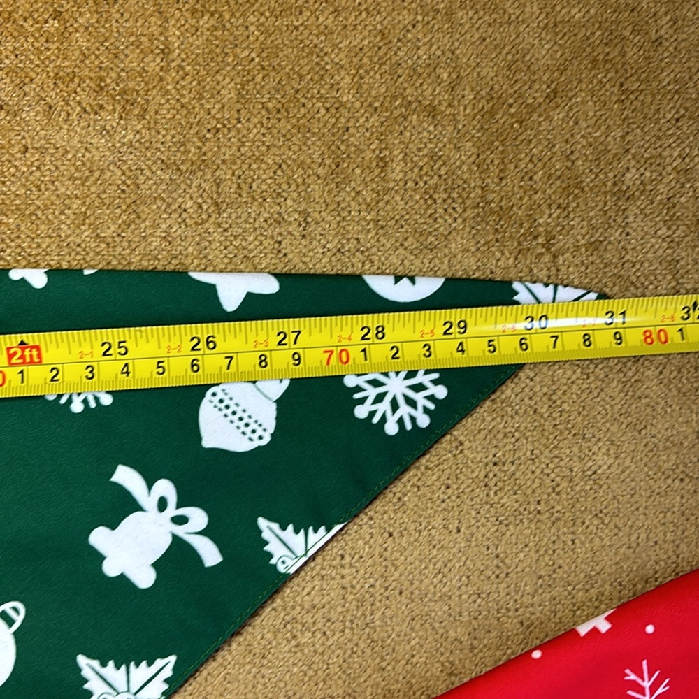NEW Set of 2 Dog Christmas Bandanas - Picture 7 of 9